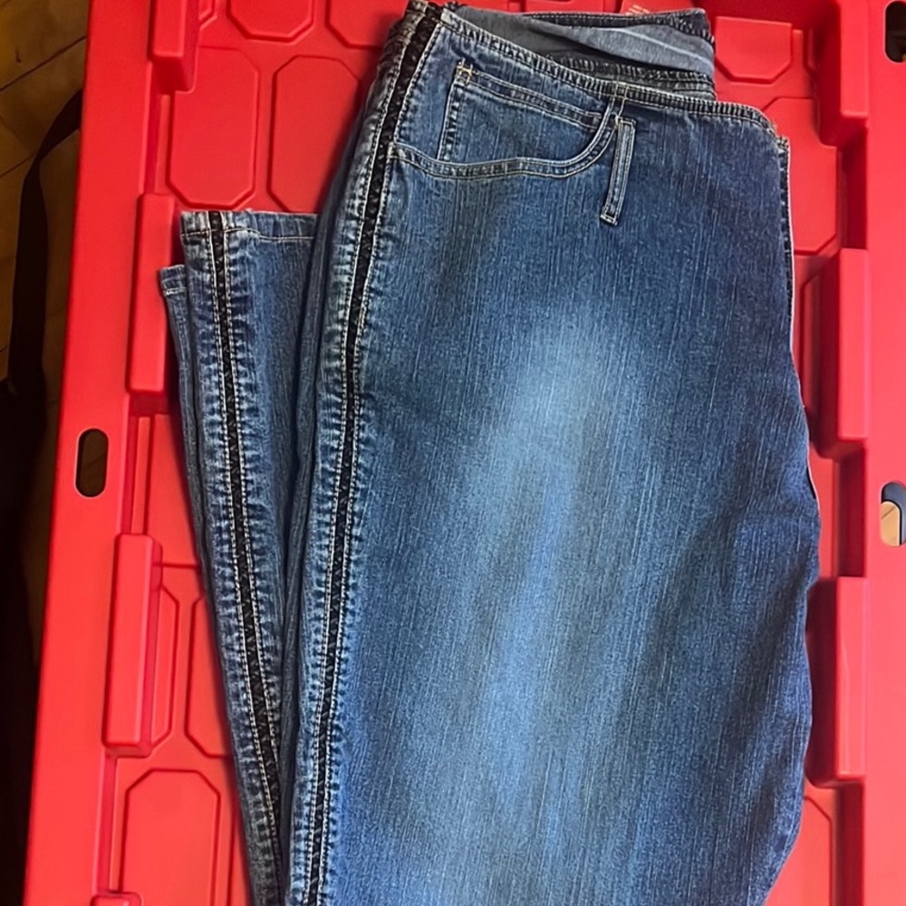 Lazer jeans Y2K